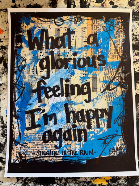 SINGIN' IN THE RAIN "I'm Happy Again" - ART