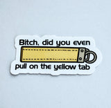 DISNEY Yellow Tab Sticker