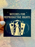 Voting Witch Feminist Sticker Bundle Witch Vote Reproductive Rights Hex the Patriarchy liberal Halloween Vinyl Decal water bottle democrat