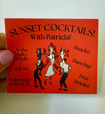 Widows Bay Sticker: Patricia sunset cocktails