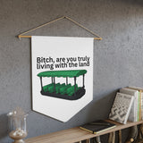 Living with the Land Pennant Wall Flag