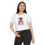 Brendan Fraser Crop Top — Vintage Portrait “DADDY” Graphic T-Shirt