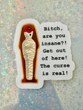 The Mummy Curse ride Sticker