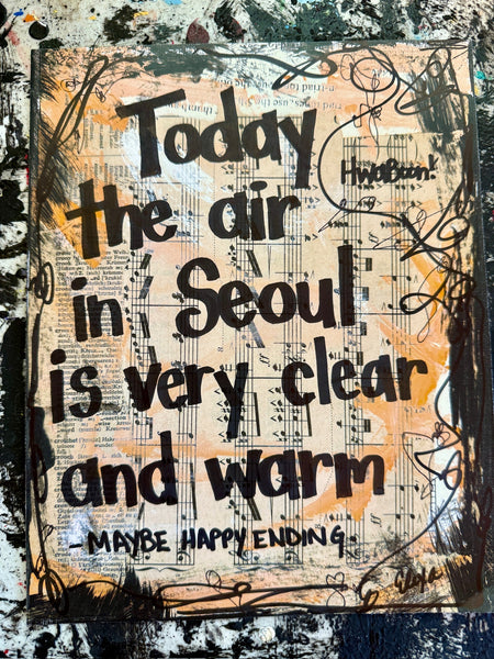 MAYBE HAPPY ENDING - "The Air in Seoul" - ART