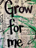 LITTLE SHOP OF HORRORS "Grow for me" - CANVAS