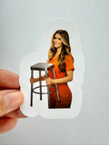 Taylor Frankie Paul Stool Sticker - The Bachelorette