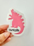 Pink Monster Lizard - Cuntzilla Sticker