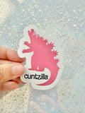 Pink Monster Lizard - Cuntzilla Sticker