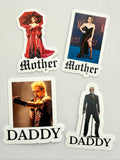Broadway Sticker Set - Mother/Daddy Stickers