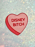 Disney Bitch Candy Heart Sticker