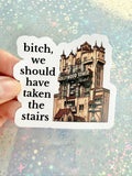 Tower of Terror Funny Sticker