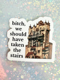 Tower of Terror Funny Sticker
