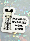 Nostalgic MGM Studios Sticker