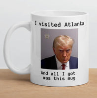 Atlanta mugshot White glossy mug