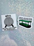 EPCOT Disney Bitch Sticker Set: Spaceship Earth, Living With The Land
