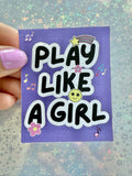 Compose Like A Girl Sticker