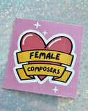 Female Composers 💕 Sticker
