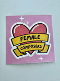 Female Composers 💕 Sticker