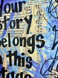 Your Story Belongs On This Stage - ART