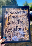STAR WARS "A Woman's Place is in the Resistance" - Music Art