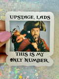 Tim Curry Muppets Treasure Island Sticker