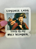 Tim Curry Muppets Treasure Island Sticker