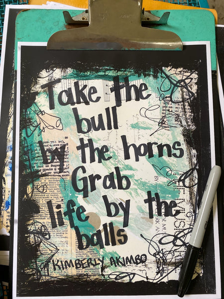 KIMBERLY AKIMBO "Take the bull by the horns" - ART
