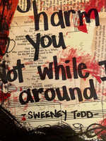 SWEENEY TODD "Nothing's gonna harm you" - ART