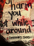 SWEENEY TODD "Nothing's gonna harm you" - ART