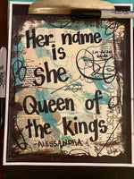 ALESSANDRA MELE "Her name is she Queen of Kings" - ART