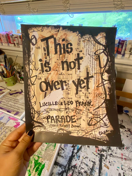 PARADE "This is not over yet" - ART