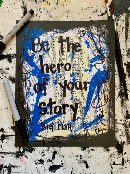 BIG FISH "Be the hero of your story" - CANVAS