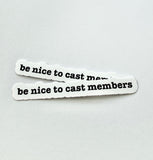 Cast Member Appreciation Sticker