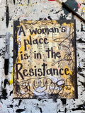 STAR WARS "A woman's place is in the Resistance" - ART PRINT