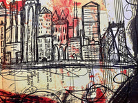 NEW YORK CITY - Skyline Landscape City Illustration - ART