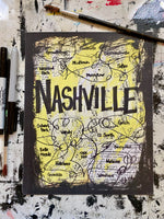 TENNESSEE "Nashville" - CANVAS