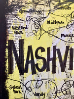 TENNESSEE "Nashville" - CANVAS