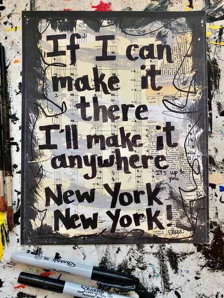 ON THE TOWN "If I can make it there I'll make it anywhere. New York New York!" - CANVAS