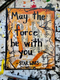 STAR WARS "May the force be with you" - CANVAS