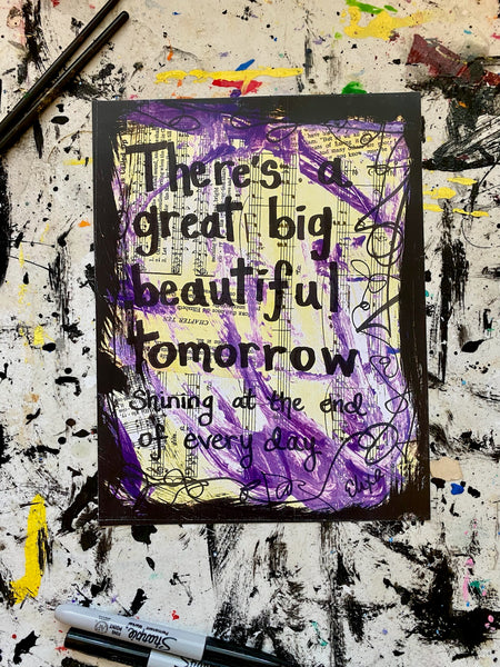 DISNEY WORLD "There's a Great Big Beautiful Tomorrow" Carousel of Progress - CANVAS