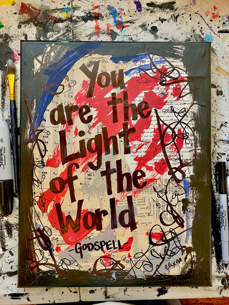 GODSPELL "You are the light of the world" - ART