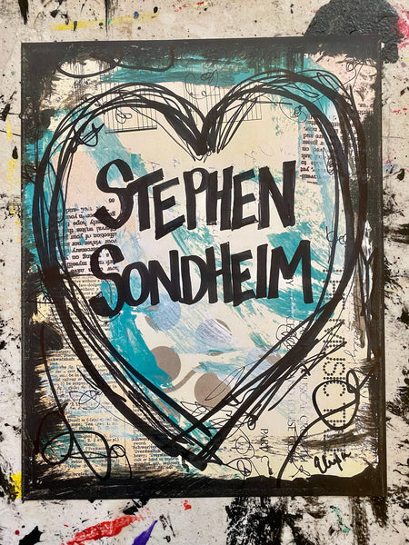 FANGIRL "Heart Stephen Sondheim" - ART PRINT