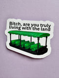 EPCOT Disney Bitch Sticker Set: Spaceship Earth, Living With The Land