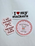 Funny Girl Sticker Bundle