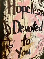 GREASE "Hopelessly devoted to you" - CANVAS