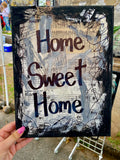 SAYINGS "Home Sweet Home" - CANVAS