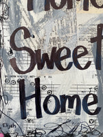 SAYINGS "Home Sweet Home" - CANVAS