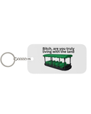 Living with the Land Double-Sided Keychain