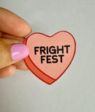 Fright Fest Six Flags Sticker