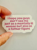 Father Figure Mental Sticker